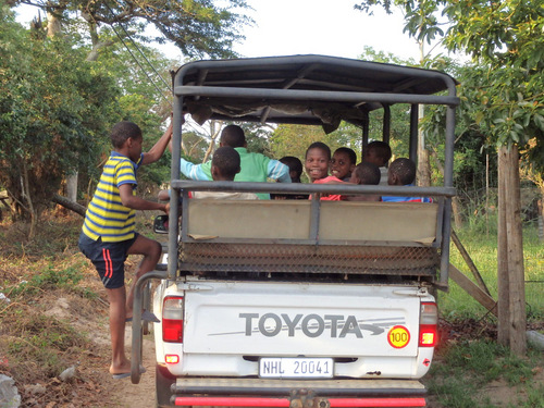 The multi-seat truck was originally meant for us.